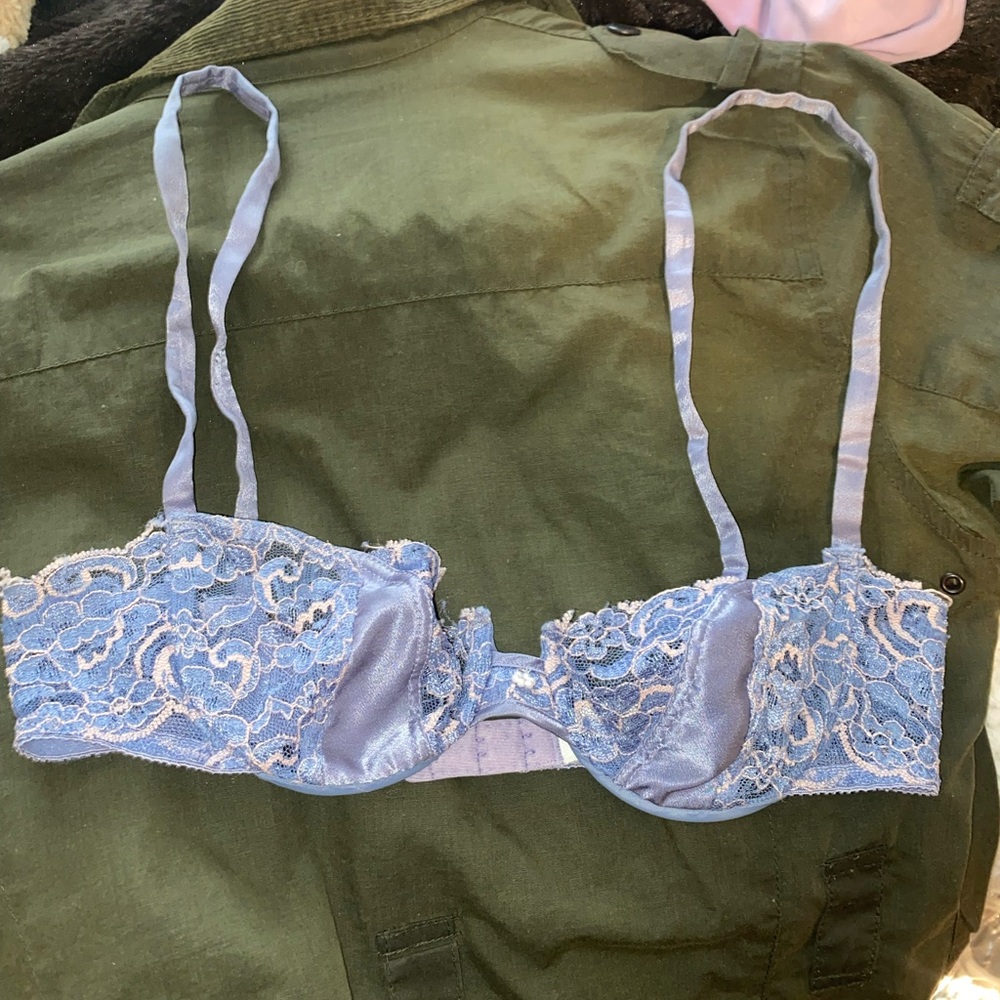 Dior bra a or b cup 34 inches purple vintage